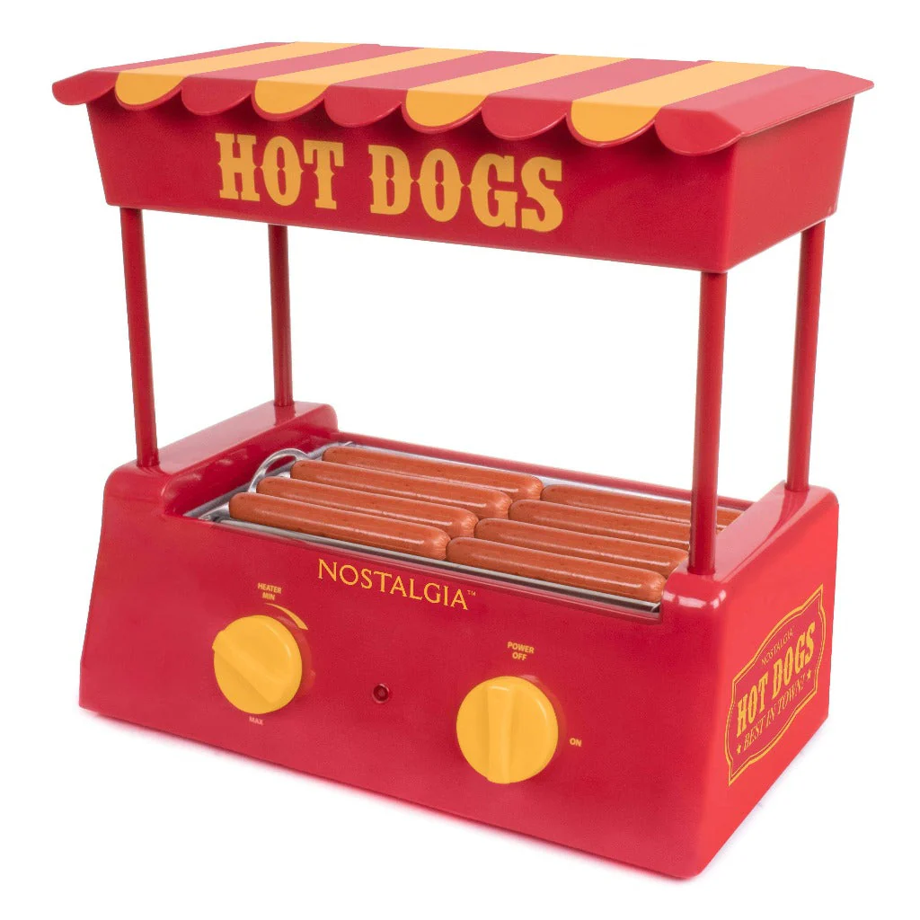 Hot Dog Roller and Bun Warmer, 8 Hot Dog and 6 Bun Capacity