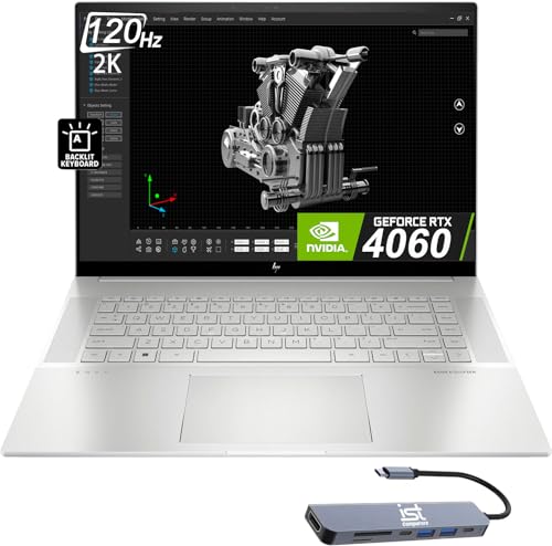 HP Envy 16 16.0" 120Hz 2K Touchscreen (Intel 13th Gen i7-13700H, 64GB DDR5 RAM, 4TB SSD