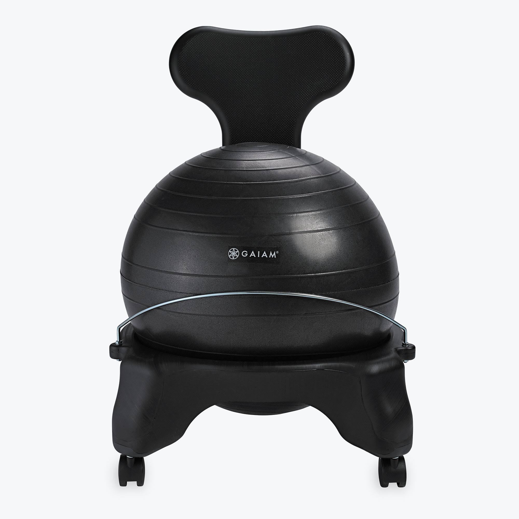 Gaiam Classic Balance Ball Chair - Black - Megean