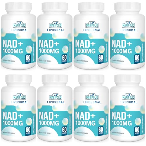 Liposomal NAD+ Supplement 1000 mg | Highest NAD Pontecy | Max Absorption | Pure NAD Supplement | Energy and DNA Repair, Aging Defense