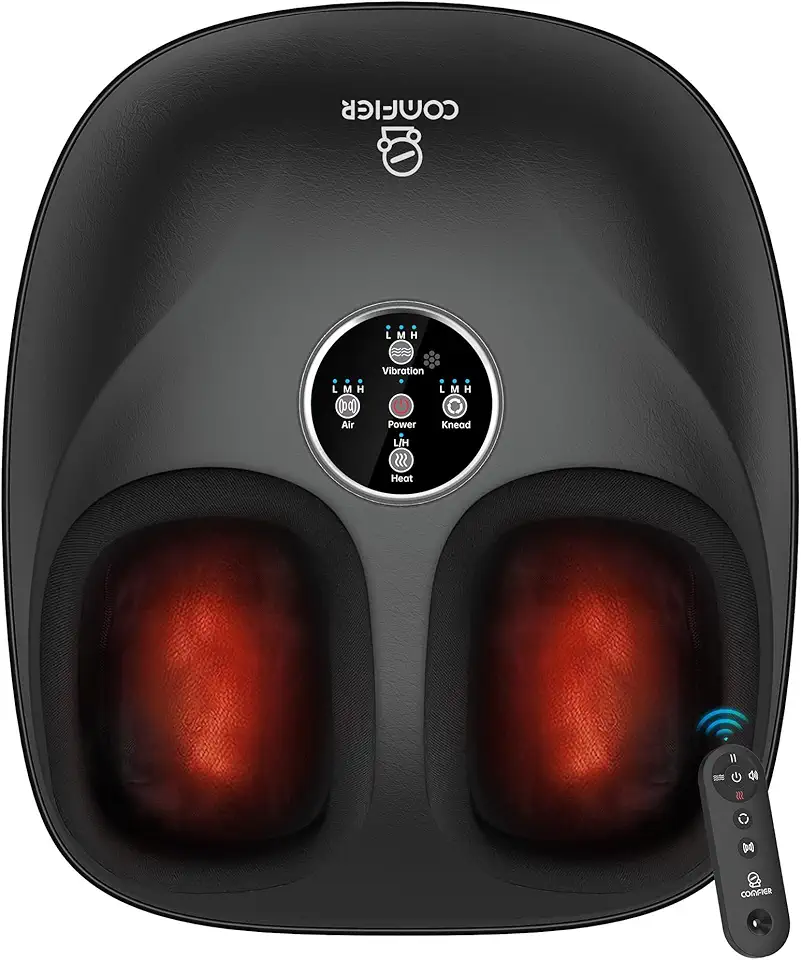 Sponsored Ad - COMFIER Shiatsu Foot Massager Machine with Remote,FSA Electric Foot Massager for Neuropathy Plantar Fasciitis