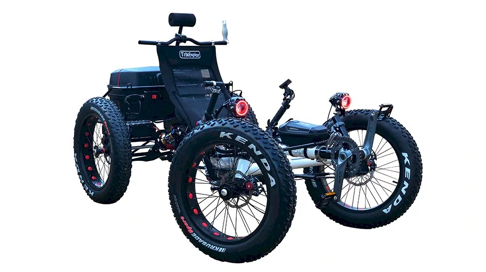 Eco-Friendly Adventure: Electric Fat Tire Recumbent Quad Bike - Radiant Selections
