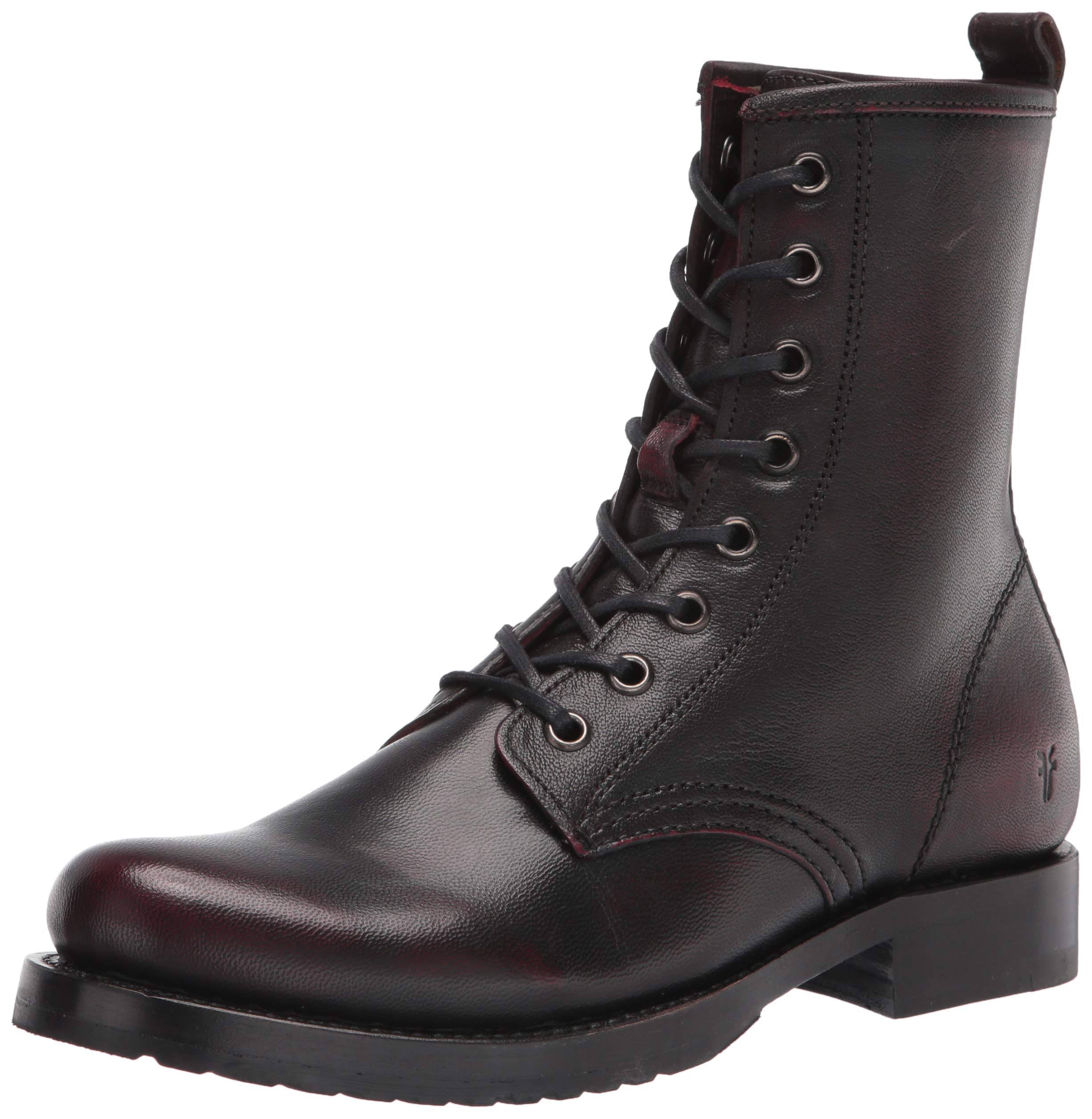 Frye Veronica Combat 3472489 - 8 / Black Scarlet