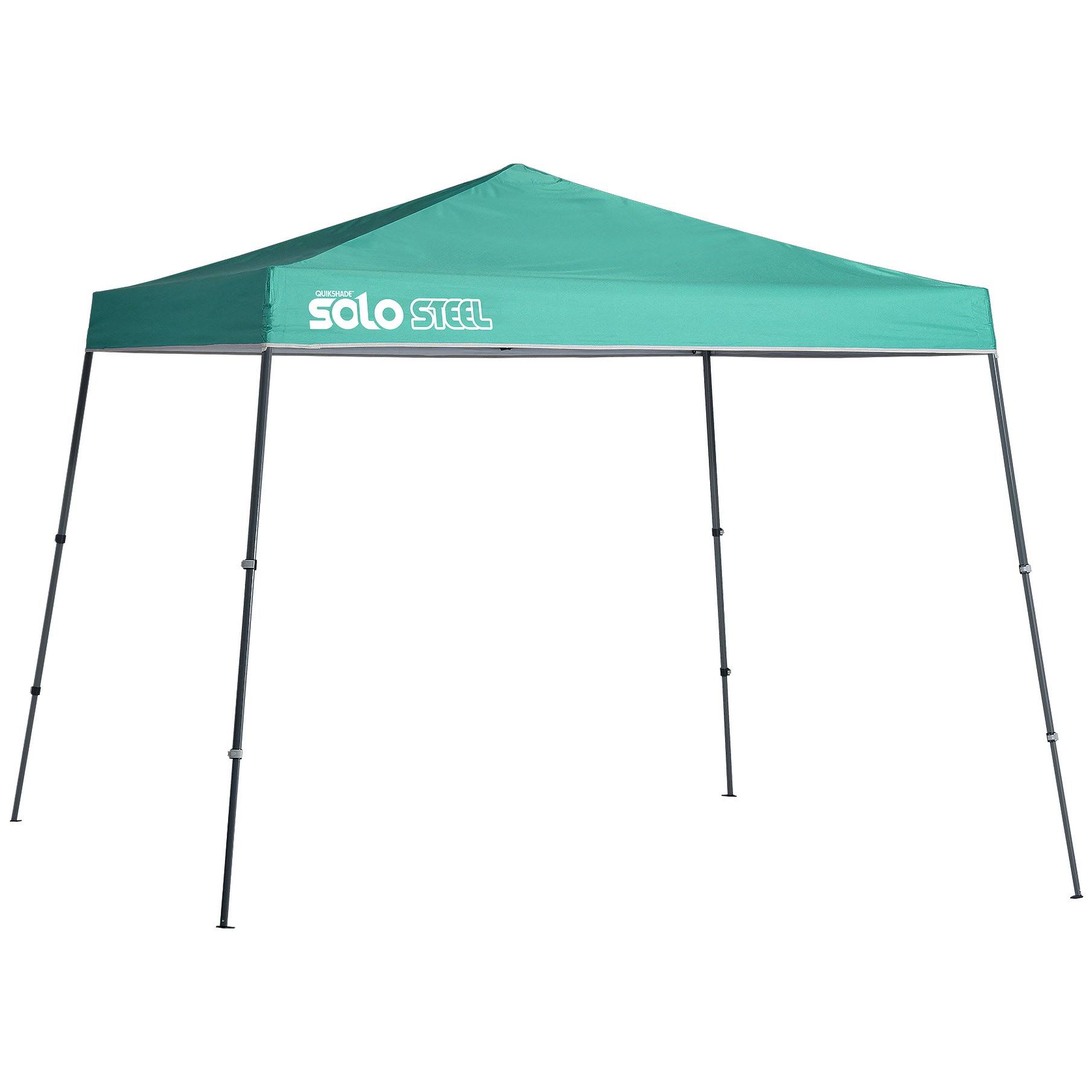Quik Shade Solo Steel 72 11 x 11& Slant Leg Canopy - Turquoise