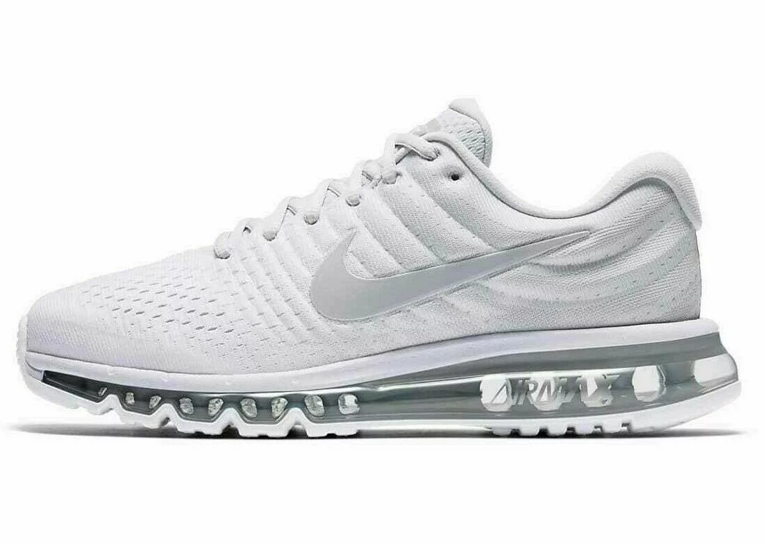 Nike Air Max 2017 Platinum Wolf Grey/White 849559-009 Men's Size 7.5 Medium