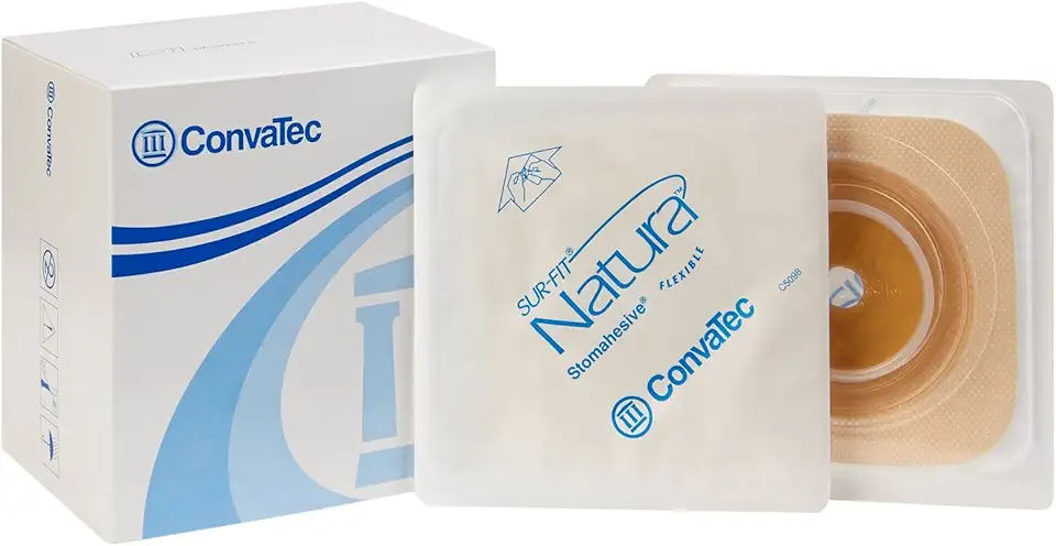 ConvaTec Sur-Fit Natura Stomahesive Wafer, 125264, 1-3/4" Flange 10/Box - Kansas Nuitrition - HNZSDS