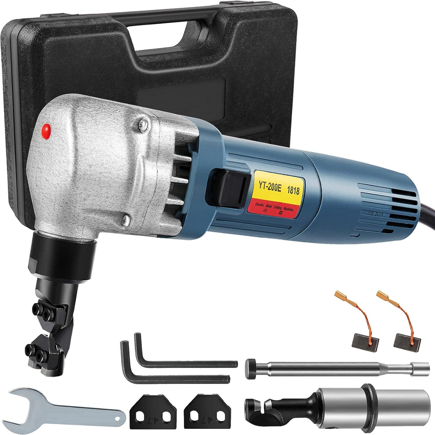 VEVOR Sheet Metal Nibbler 380W, Electric Metal Nibbler 1800RPM High Speed Rotor 0.07in/1.8mm