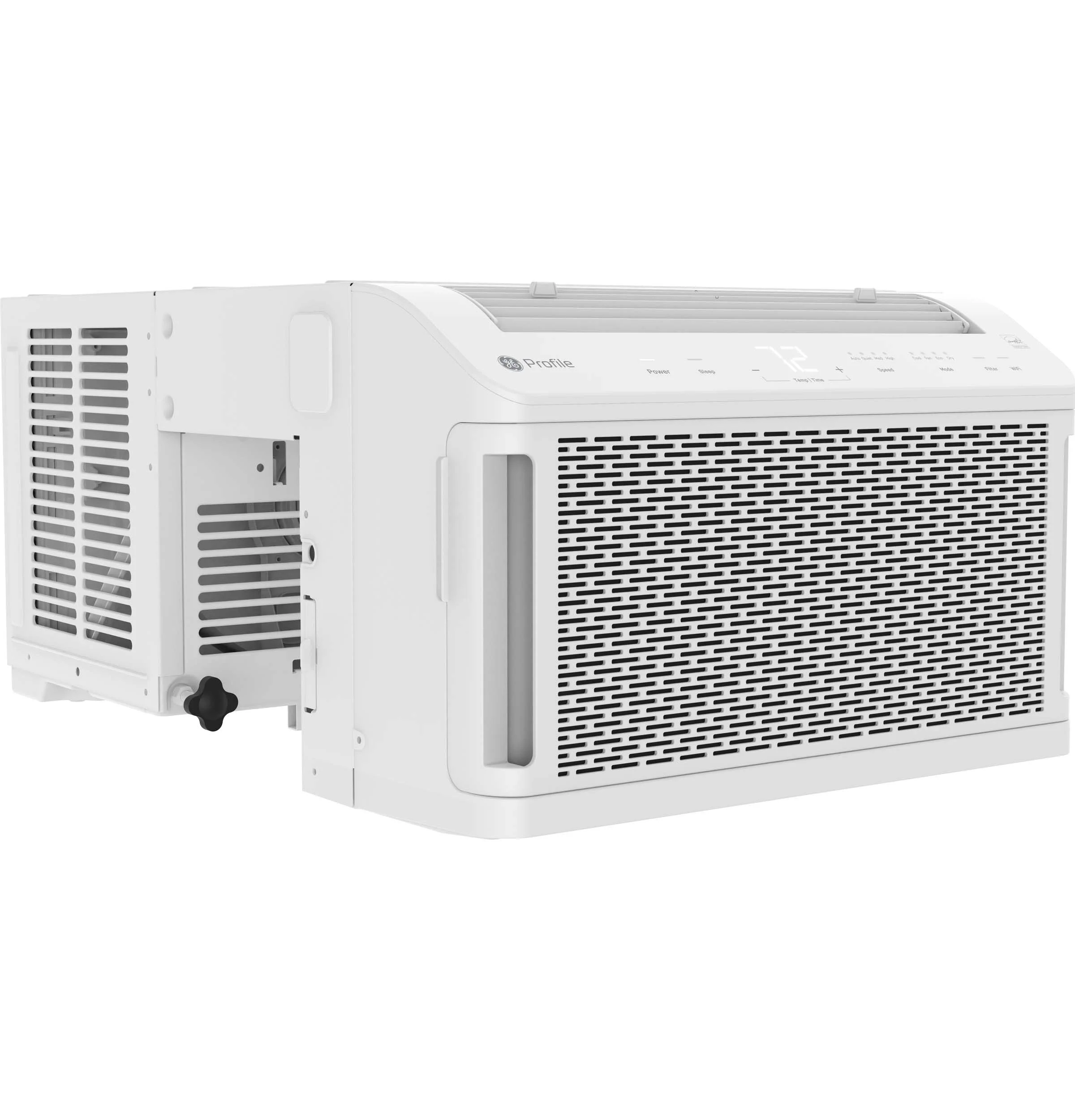 GE 8,000 BTU 110V Smart Window-Mounted Air Conditioner with Wi-Fi
