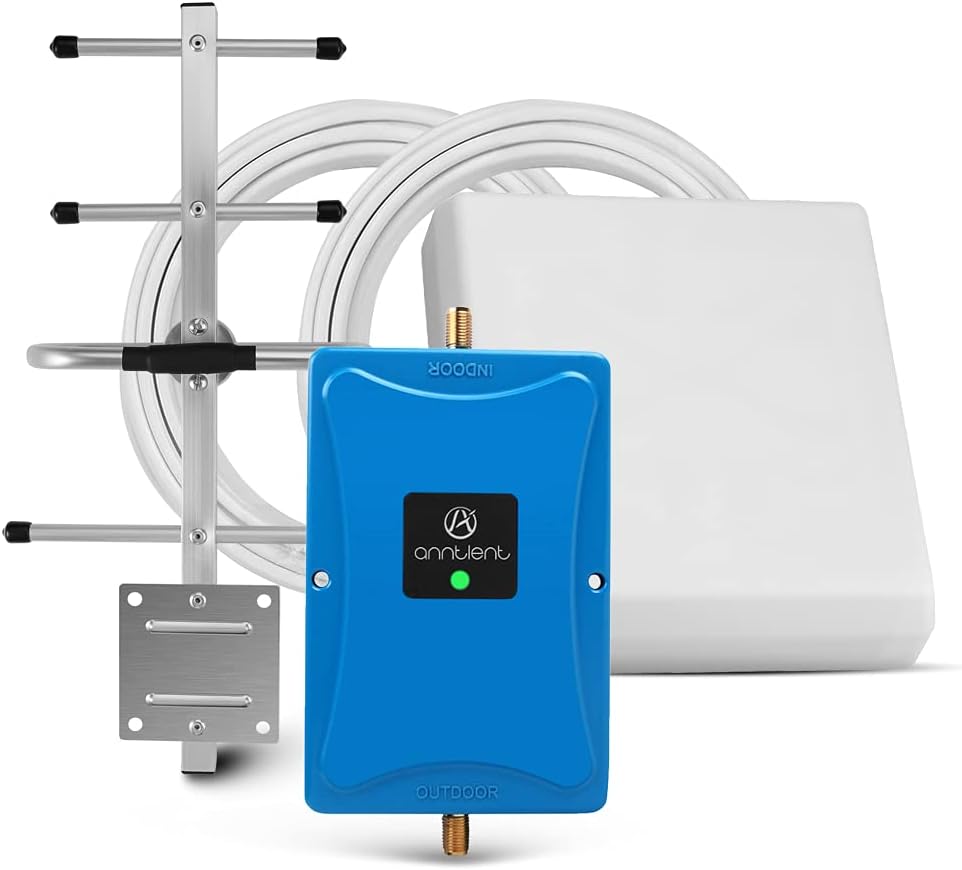 ANNTLENT Verizon 5G 4G Cell Phone Signal Booster for Home Office 700MHz Cell Phone Signal - Various U.S. Carriers Band 13-FCC Approved