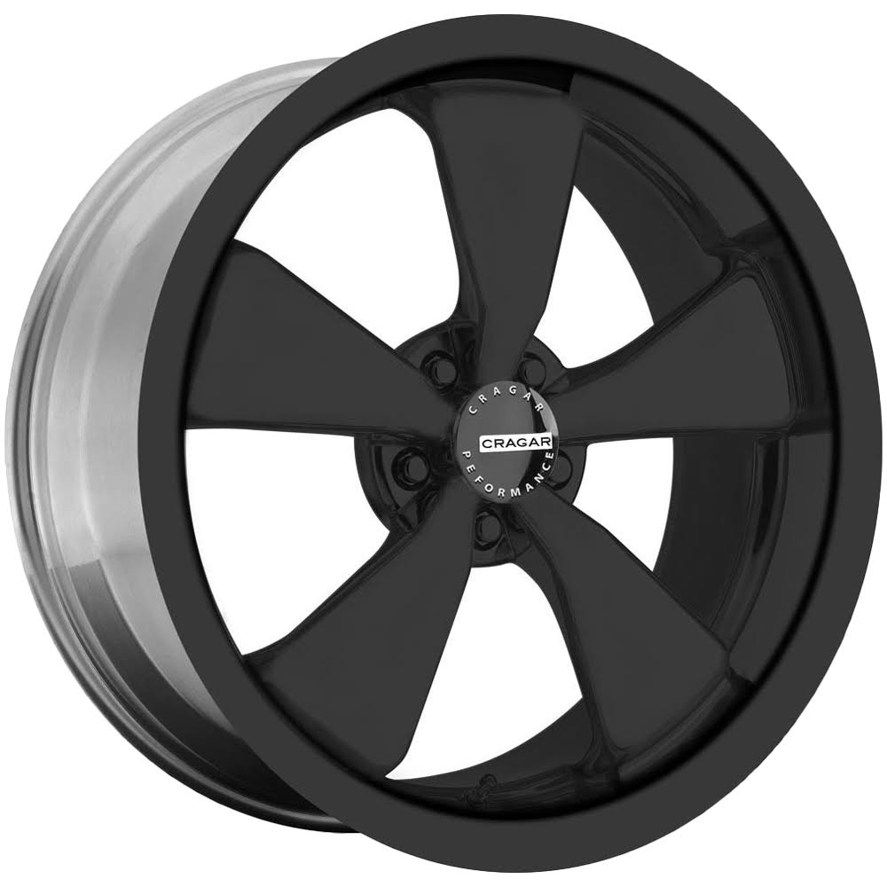 Cragar 617B Modern Muscle 20x8.5 5x114.3 +28et Matte Black Wheel