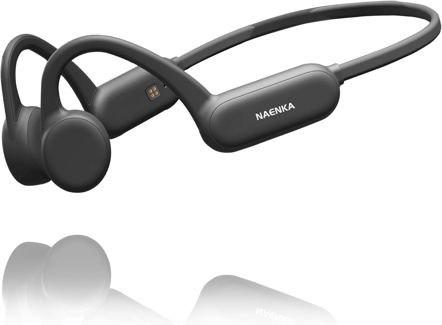 Naenka Bone Conduction Headphones, IPX8 Waterproof Headphones with MP3 Player Built-in 8G Memory