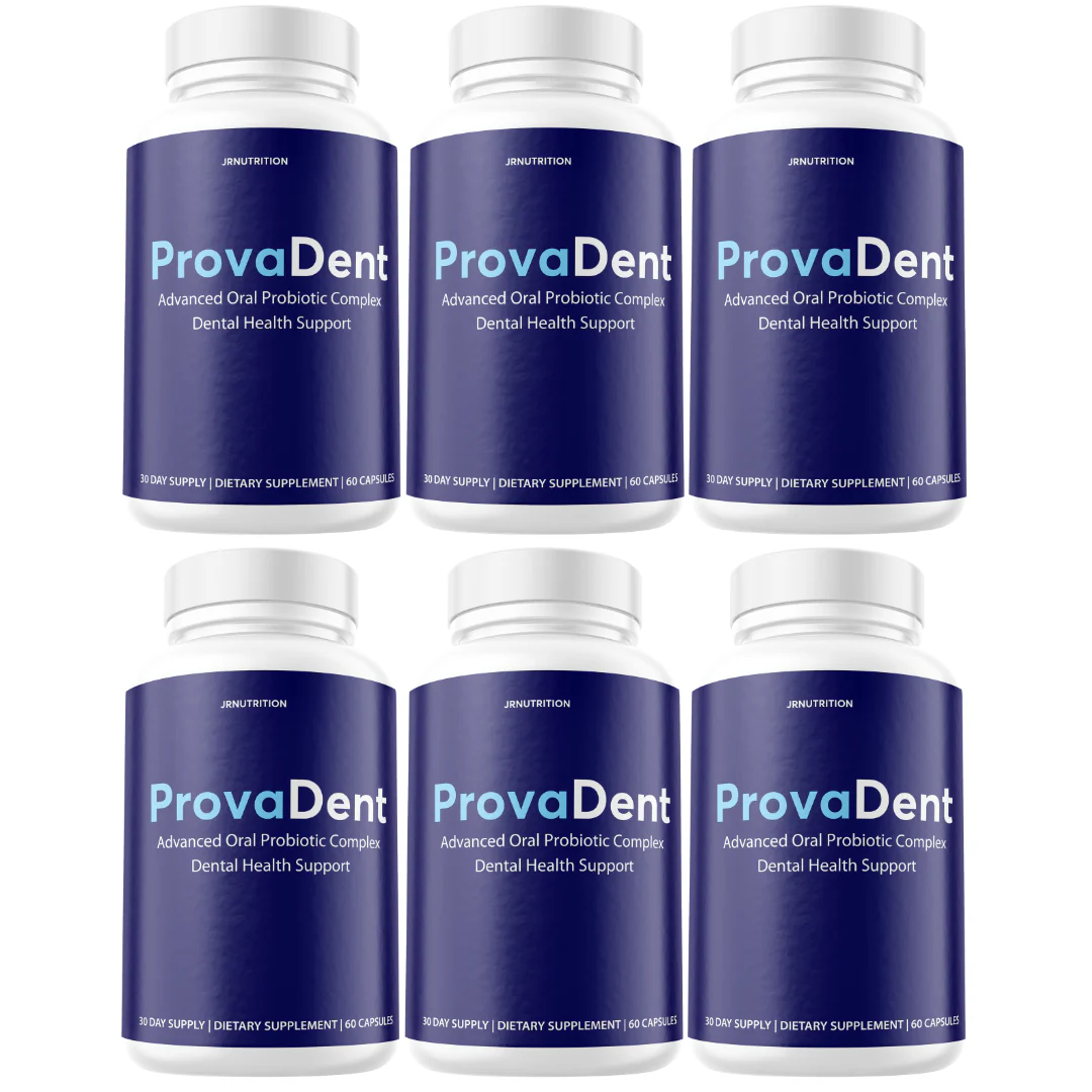 ProvaDent Oral Probiotic Support Healthy Teeth and Gums Prova Dent - 6 Bottles - Kansas Nuitrition - HNZSDS