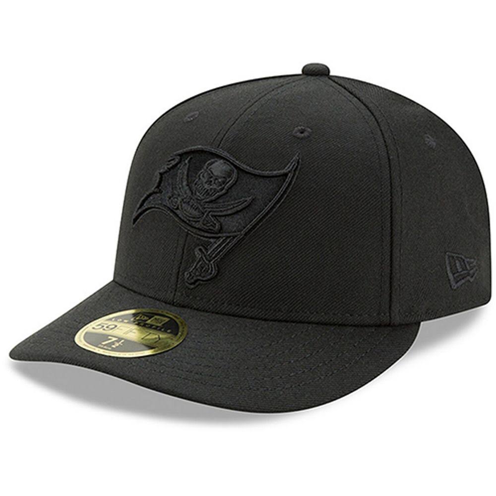 Tampa Bay Buccaneers New Era Black on Low Profile 59FIFTY Fitted Hat