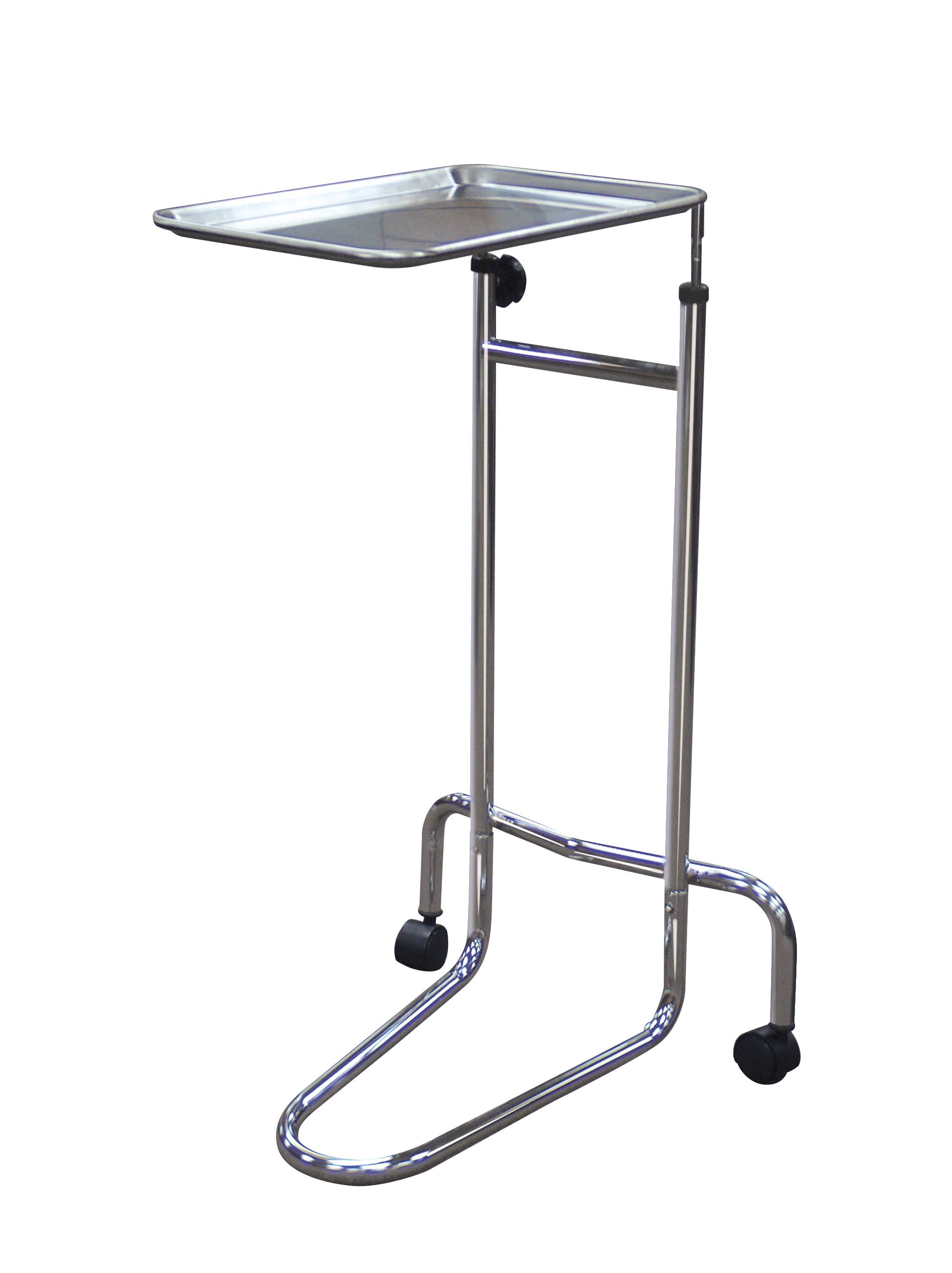 Drive Medical Mayo Double Post Instrument Stand, Silver