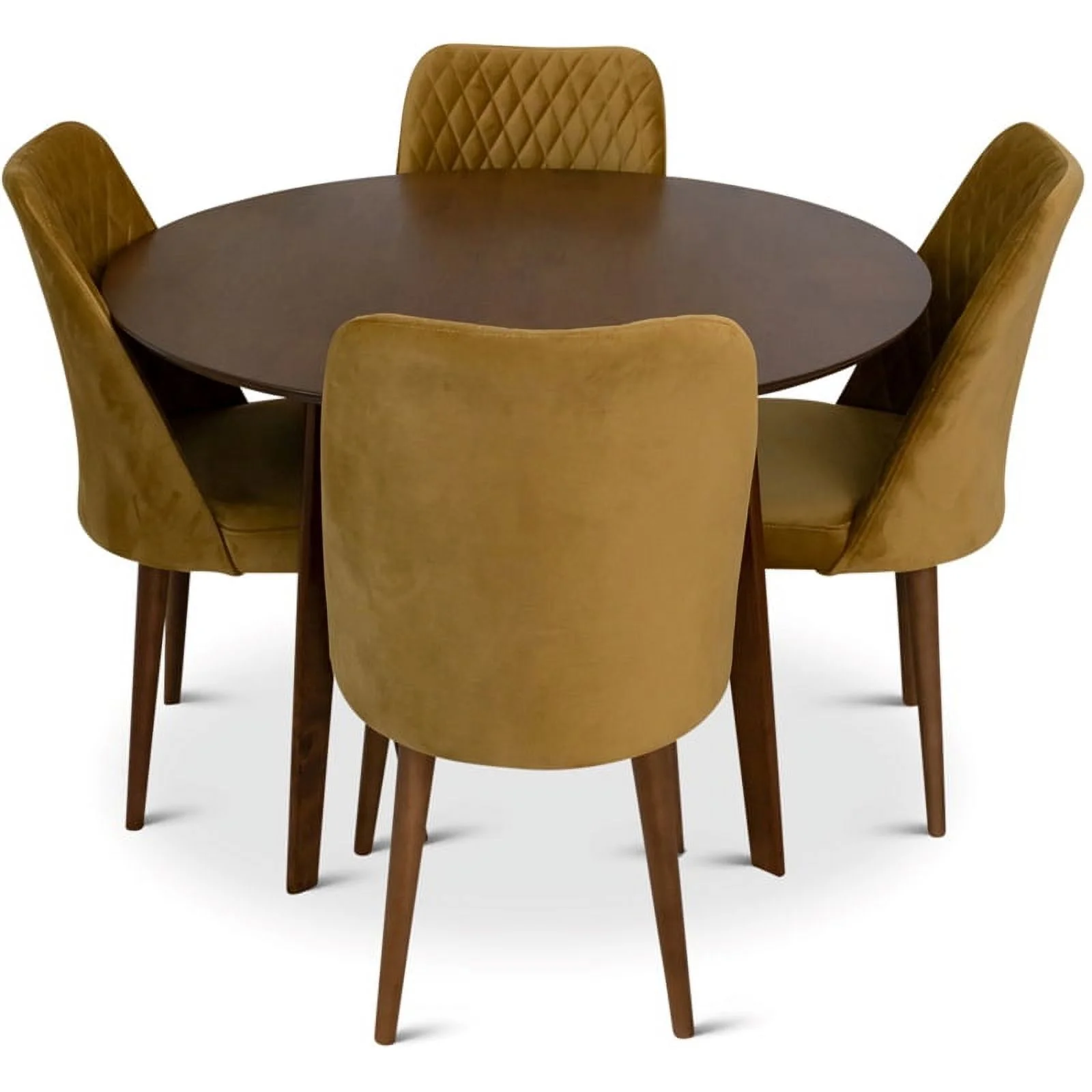 Antonio Mid Century Modern 5 Piece Dining Room Set