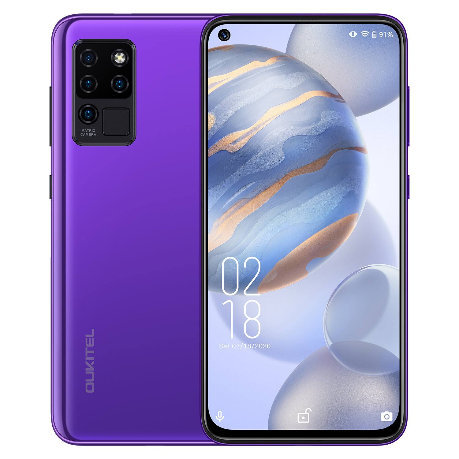 Oukitel C21, 4GB 64GB, 20MP Front Camera-Blue