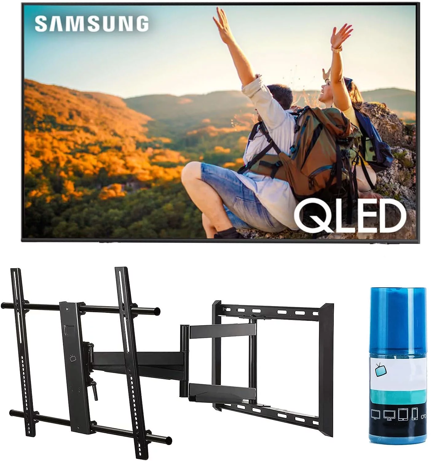 Samsung QN85QN800CFXZA 85-inch Neo QLED 8K Smart TV with Dolby Atmos with Walts TV Full Motion Mount and Screen Cleaner Kit (2023)