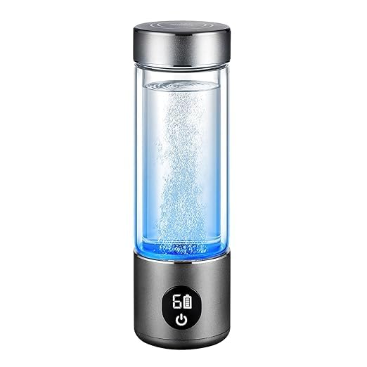 BAVAP Hydrogen Water Bottle 14.1oz Hydrogen Water Bottle Hydrogen Hydro Water Bottle 3-in-1 functionality pro Hydrogen Water Generator hydrolify