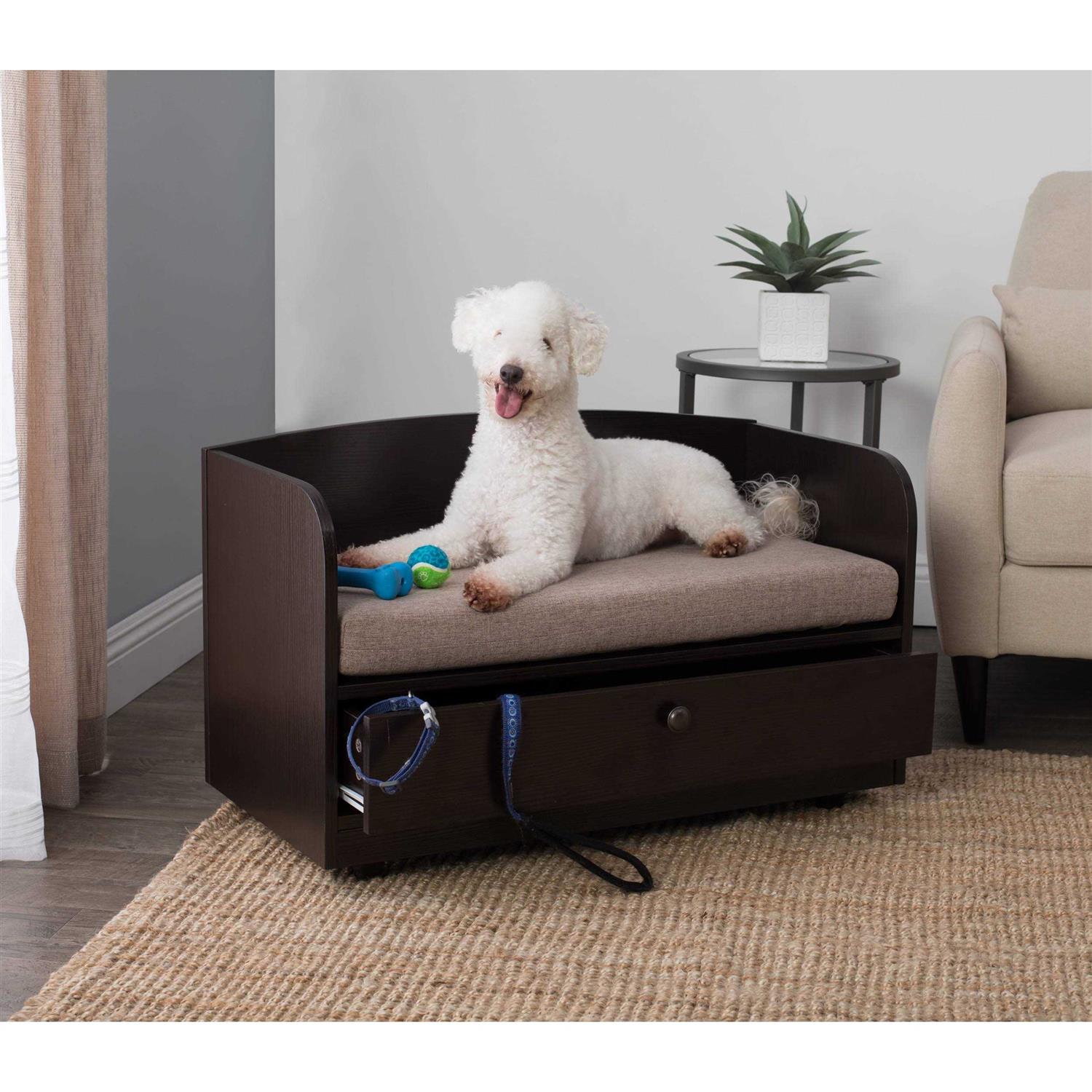 Paws &amp; Purrs Pet Bed with Storage Drawer - Pet Supplies online store