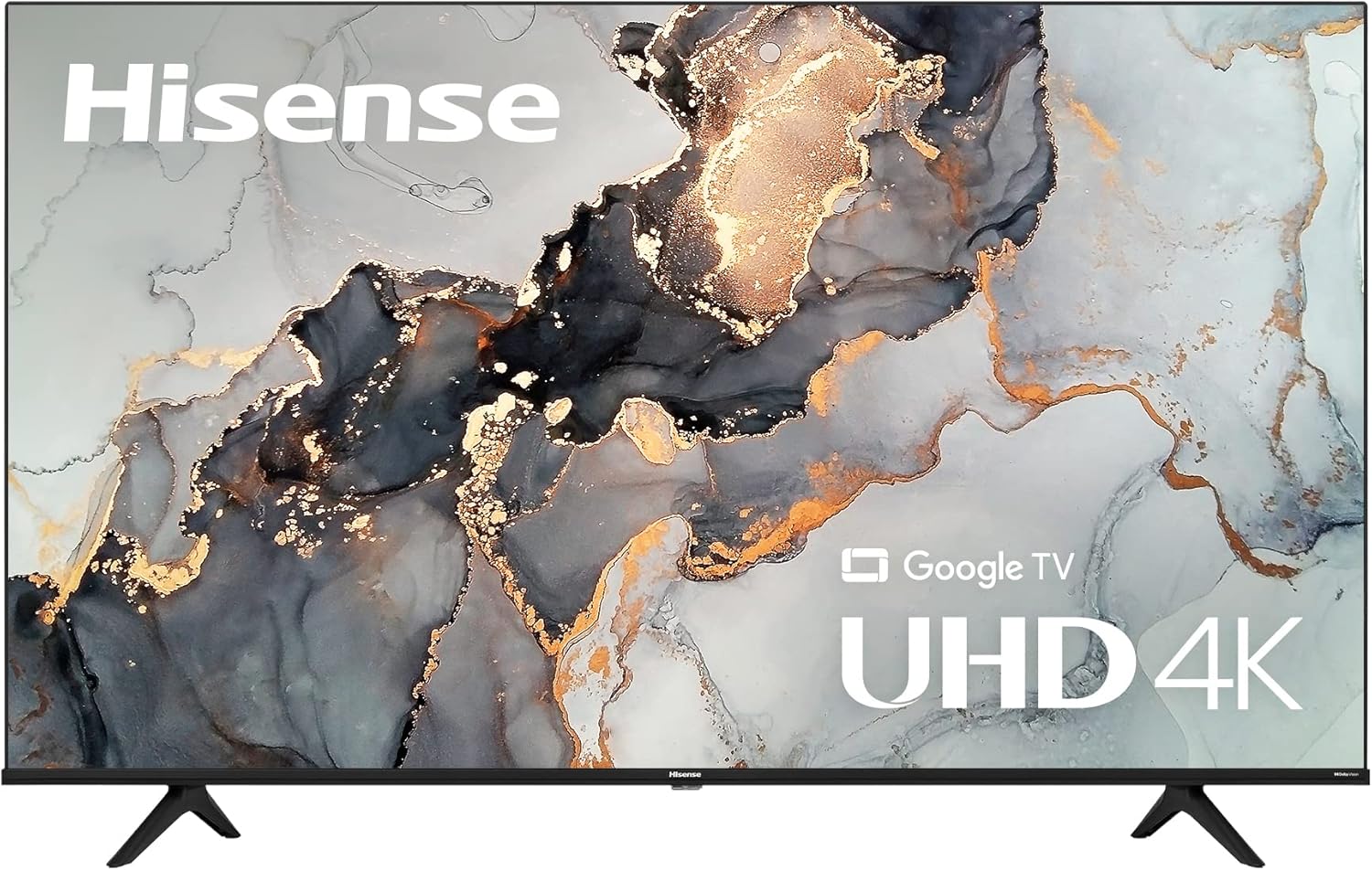 Hisense A6 Series 50-Inch 4K UltraHD Smart Google TV (50A6H, 2022 Model)