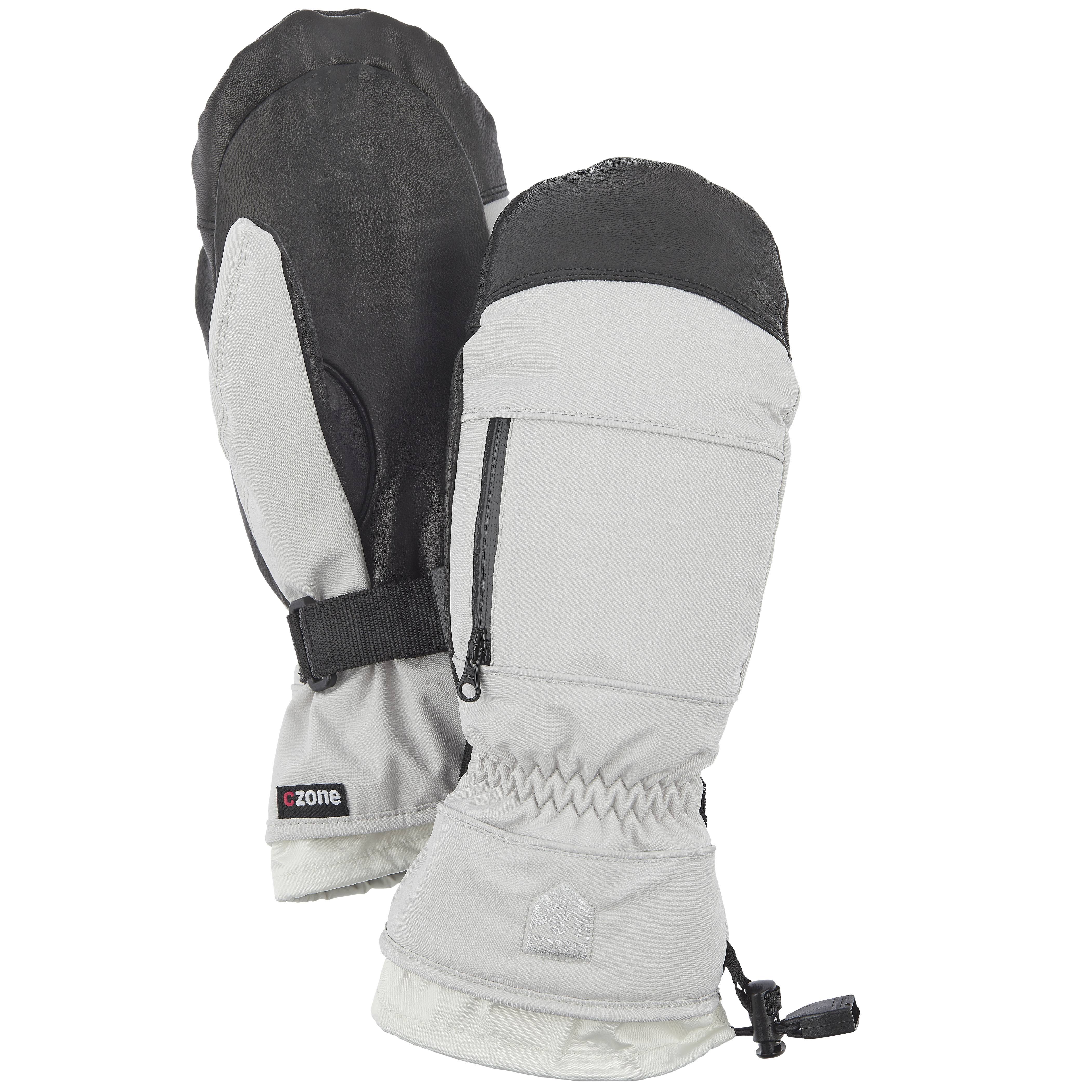 Hestra Unisex CZone Pointer - Mitts Pale Grey 7