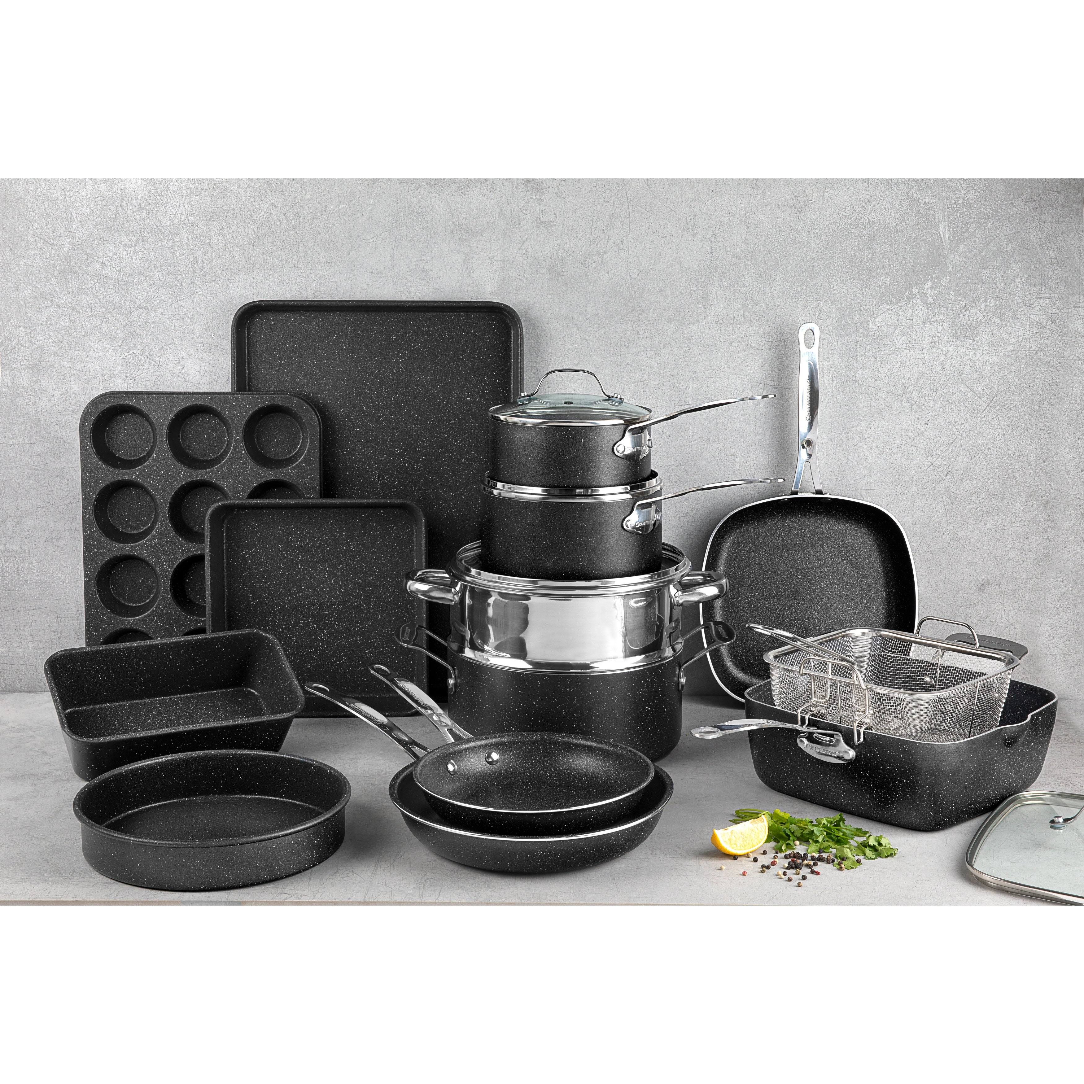 Granite Stone 20 Piece Nonstick Cookware and Bakeware Set