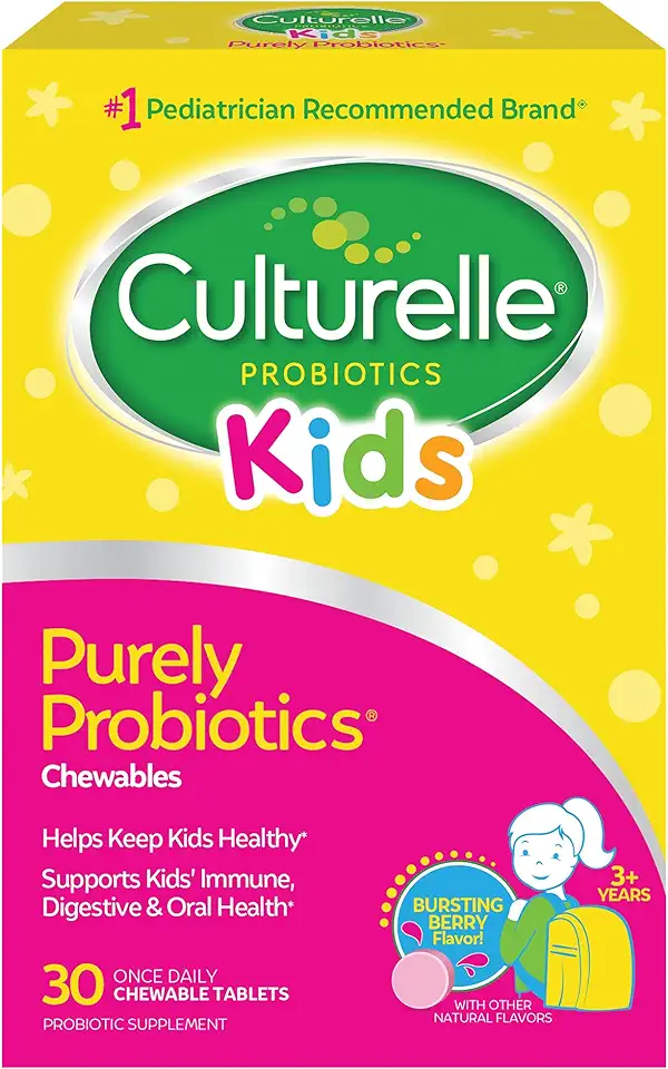 Culturelle Health & Wellness Daily Probiotic 30 Count & Kids Chewable Daily Probiotic 30 Count - Kansas Nuitrition - HNZSDS