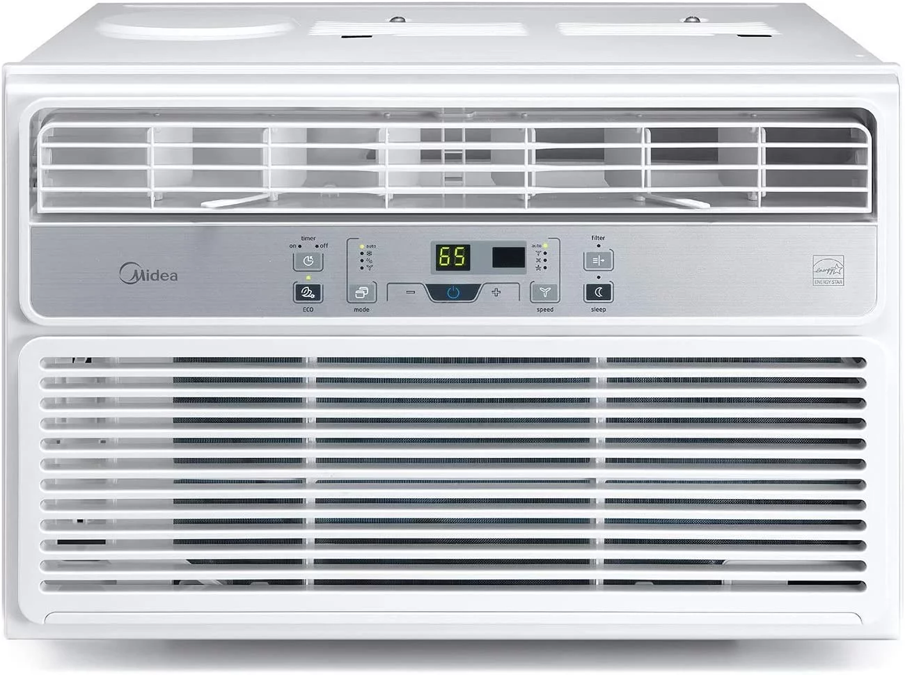 Restored Midea Easy Cool Window Air Conditioner 10,000 BTU, 450 Sq. Ft. (MAW10R1BWT) (Refurbished)