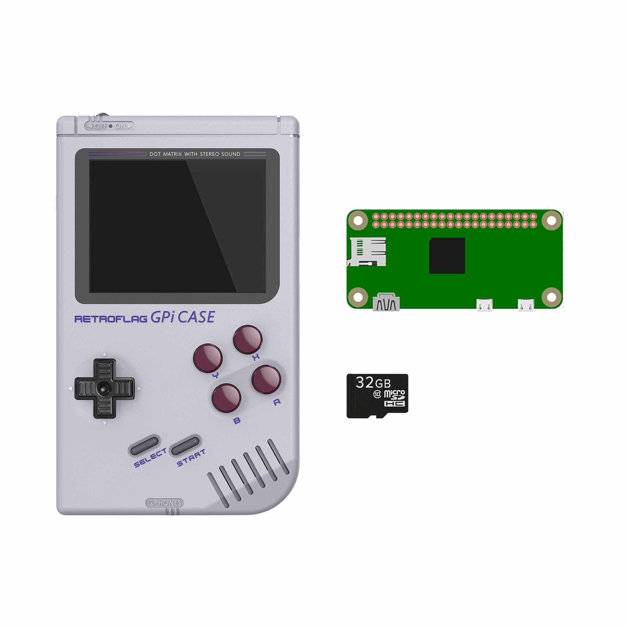 Retroflag GPI Case Retro Gaming Handheld with Pi Zero u0026 Card