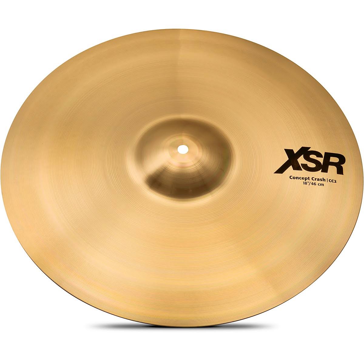 Sabian XSR Concept Fast Crash Cymbal, Brilliant Finish, 18x22