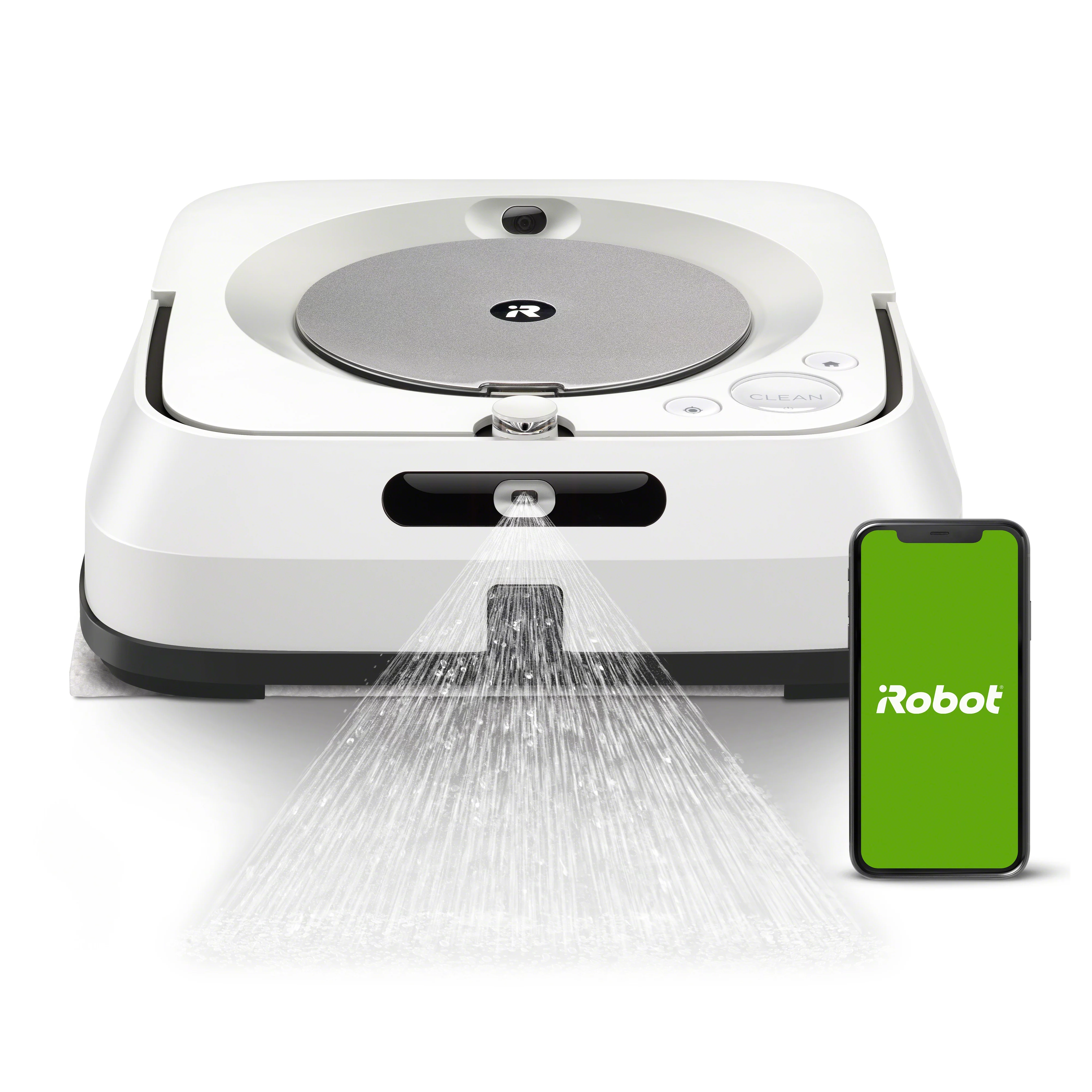 iRobot Braava Jet M6 (6110) Ultimate Robot Mop- Wi-Fi Connected, Precision Jet Spray, Smart Mapping, Works with Google Home, Ideal for Multiple Rooms