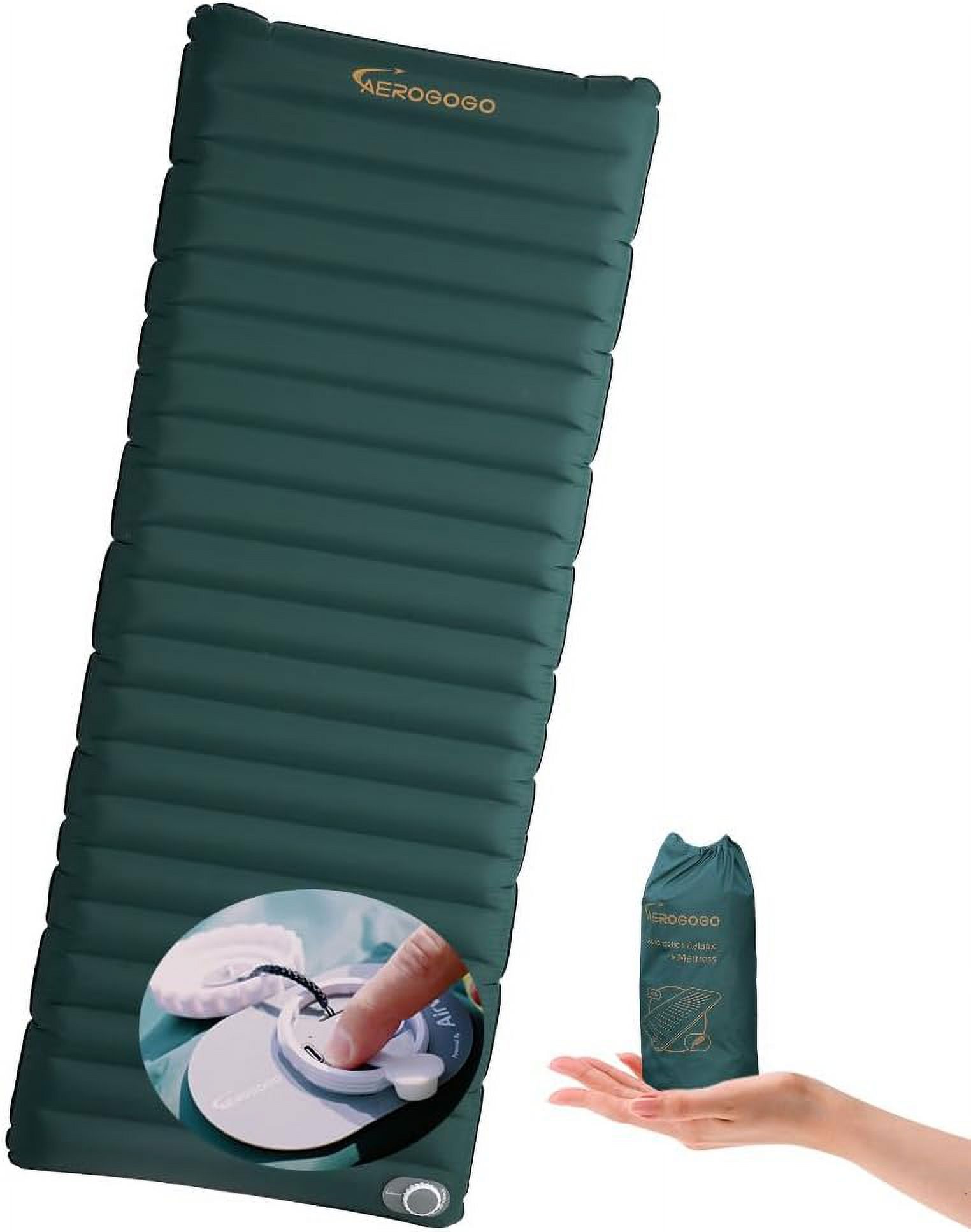 Sleeping Pad for Camping, Self Inflating Sleeping Pad with Built-in Automatic Pump, Camping Sleeping Pad for Backpacking, Traveling, Hiking