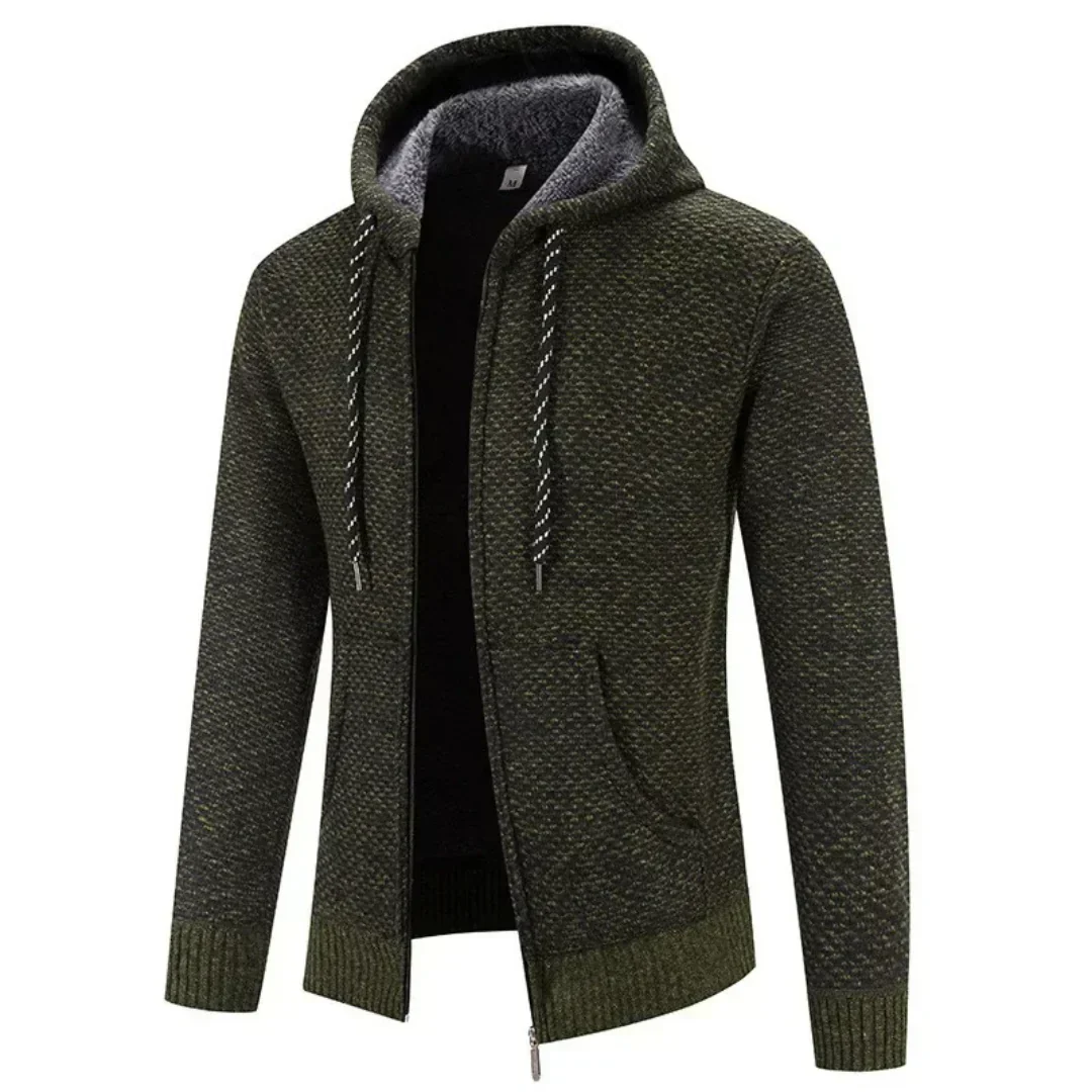 Liam™ | Cozy Knit Zip Hoodie
