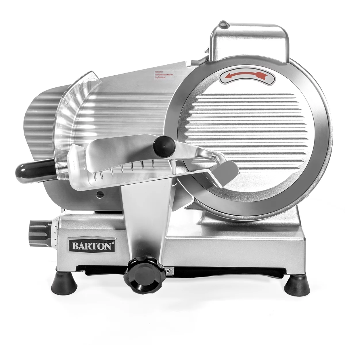 Barton 10" Inch Semi-Auto Electric Meat Slicer Cheese Food Deli Slicer Cutter Blade Adjustable Thickness