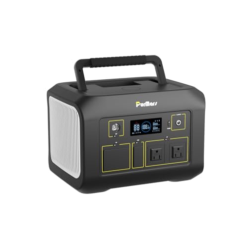 300W Portable Power Station (Peak 600W),solar power station 288Wh,110V,with USB PD60W,AC Outlet