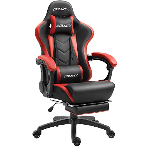 Dowinx Gaming Chair Ergonomic Racing Style Recliner with Massage Lumbar Support