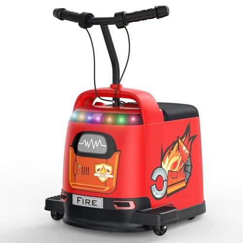 ANPABO 24V Kids Riding Toys for 3-12, 180W Quiet Brushless Motor, Max 5Mph, Ride On Toys w/Stepless Throttle, Safety Speed Limit