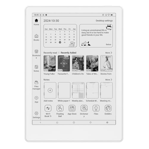 M8 | 7.8" eReader | HD 300PPI Eink Screen | Octa-core 2.2Ghz | 4+64G | 1TB TF Slot Expansion | Android14 | WiFi | BT5.2 | Double Microphone/Speakers