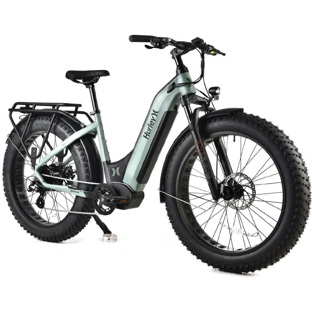 Hurley Bikes Swell 16-inch Electric Bike, Green