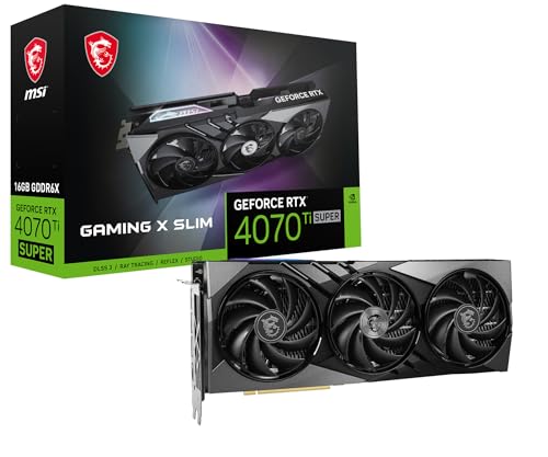 MSI GeForce RTX 4070 Super 12G Ventus 3X OC Gaming Video Card - 12GB GDDR6X, PCI Express Gen 4, 192-bit, 3X DP v 1.4a