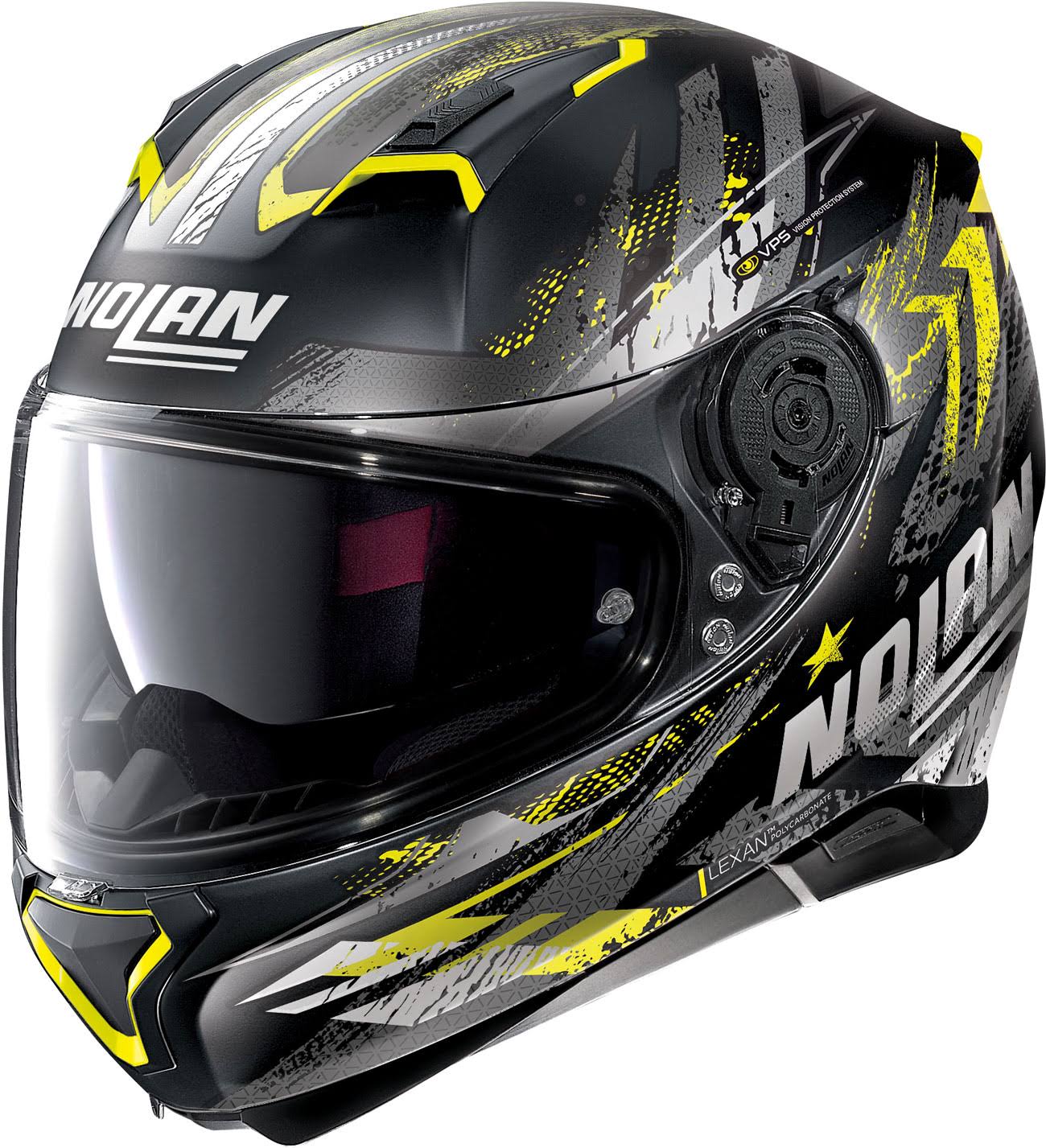 Nolan N87 Carnival N-Com Helmet Yellow Black Size S