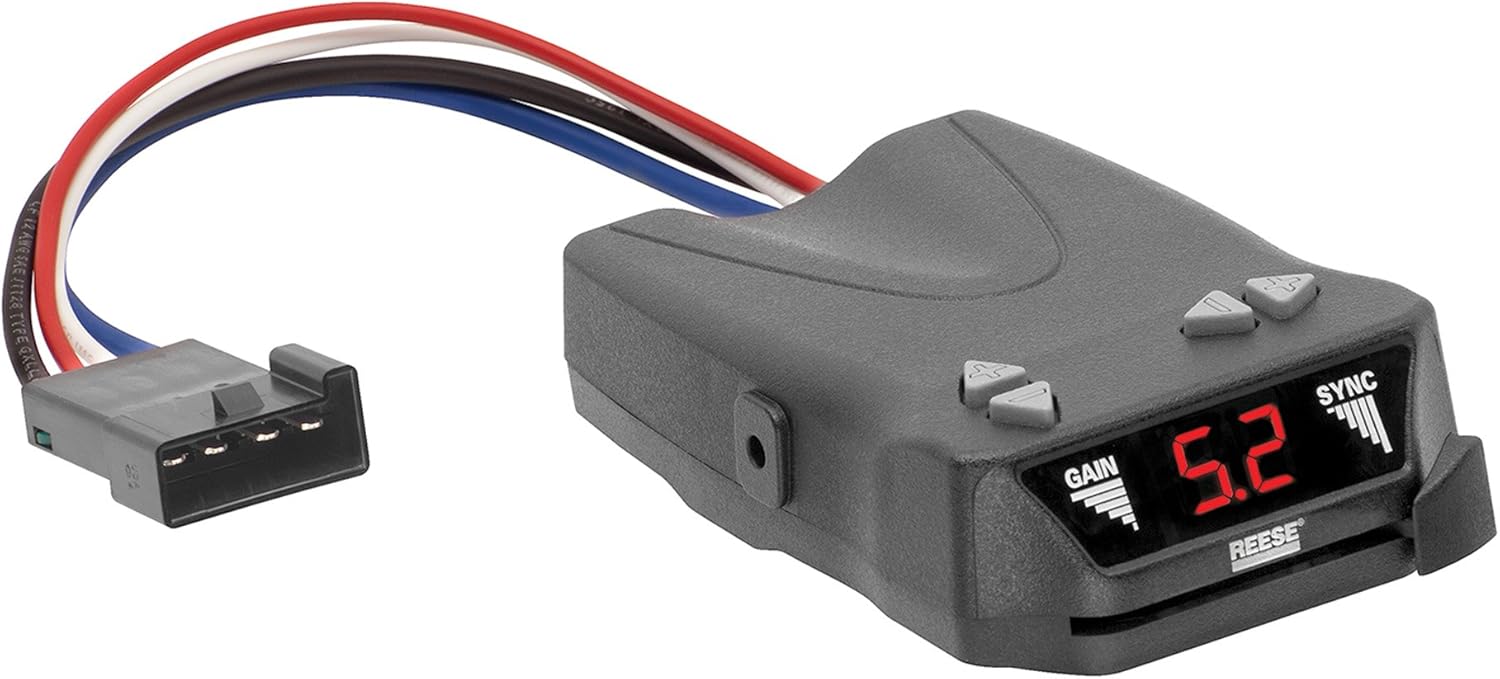 REESE Towpower 8507111 Brakeman IV Digital Brake Control, Small Compact Design Pack of 2