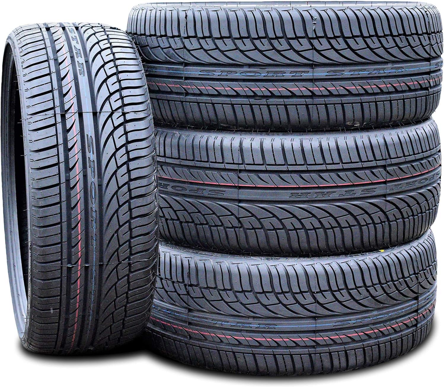 Set of 4 (FOUR) Fullway HP108 All-Season High Performance Radial Tires-295/25R22 295/25ZR22 295/25/22 295/25-22 97W Load Range XL 4-Ply BSW Black