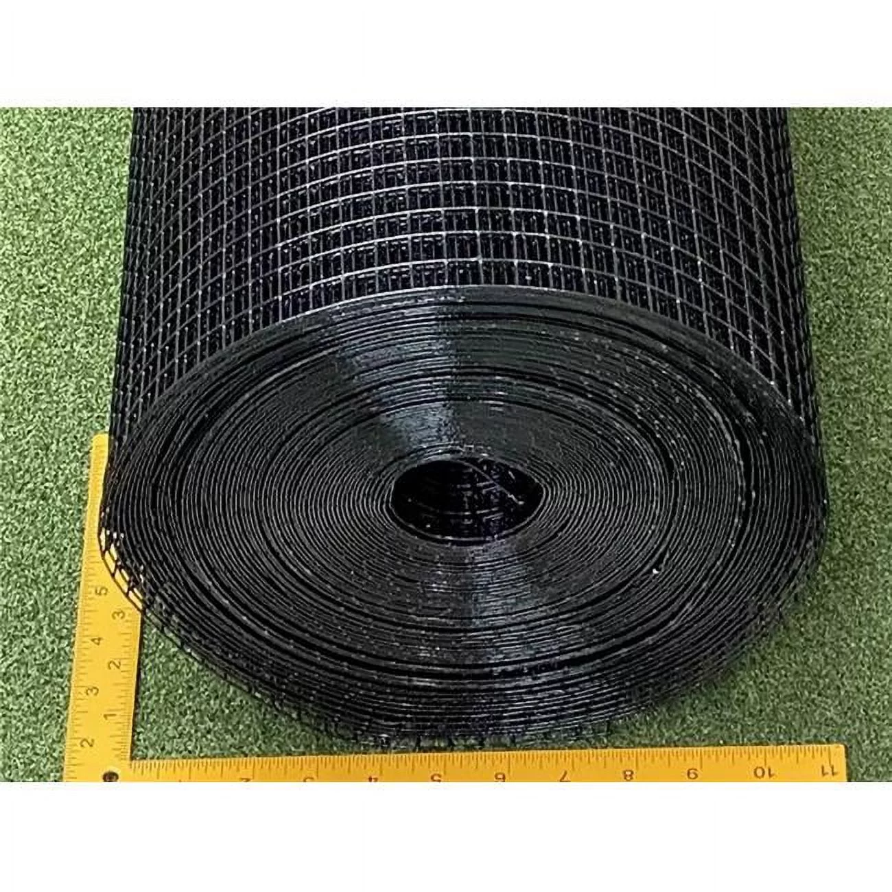 Critterfence 3x100 1-2 3 x 100 ft. Black Steel 0.5 in. Square Grid Fence - Curated Treasures Market