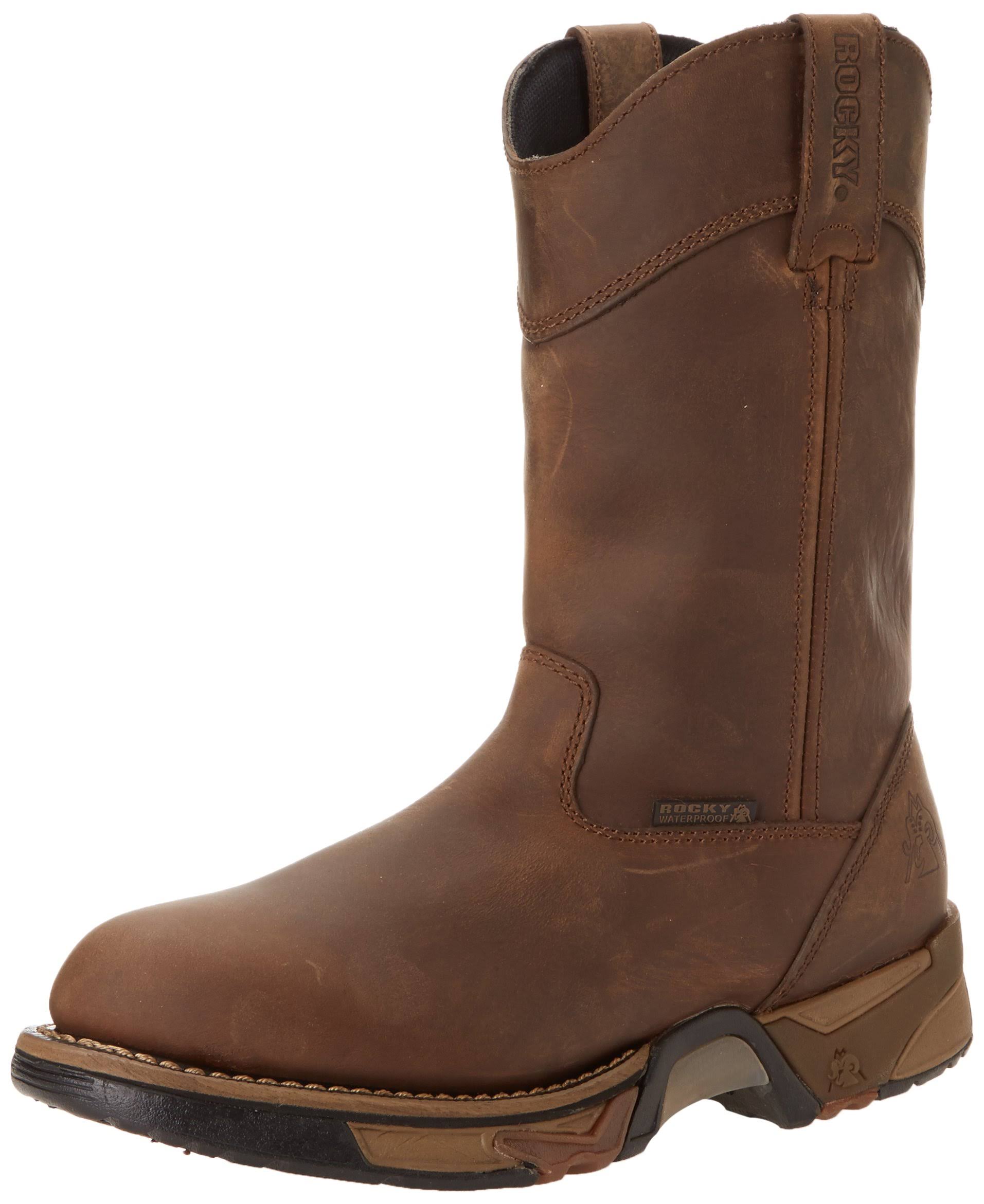 Rocky Aztec Waterproof Wellington Brown