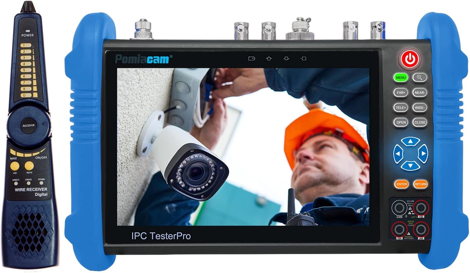 IP Camera Tester IPC 9800MOVTADHS Plus 7'' IPS Touch Screen Camera Tester WiFi 4K H.265 HDMI IPC Tester 8MP CVI TVI AHD SDI CVBS Camera Tester