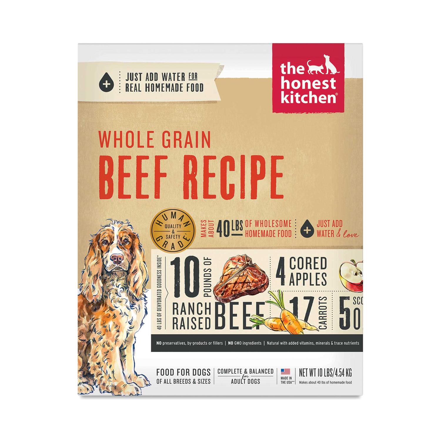 The Honest Kitchen Dehydrated Whole Grain Beef Dog Food - Pet Supplies online store