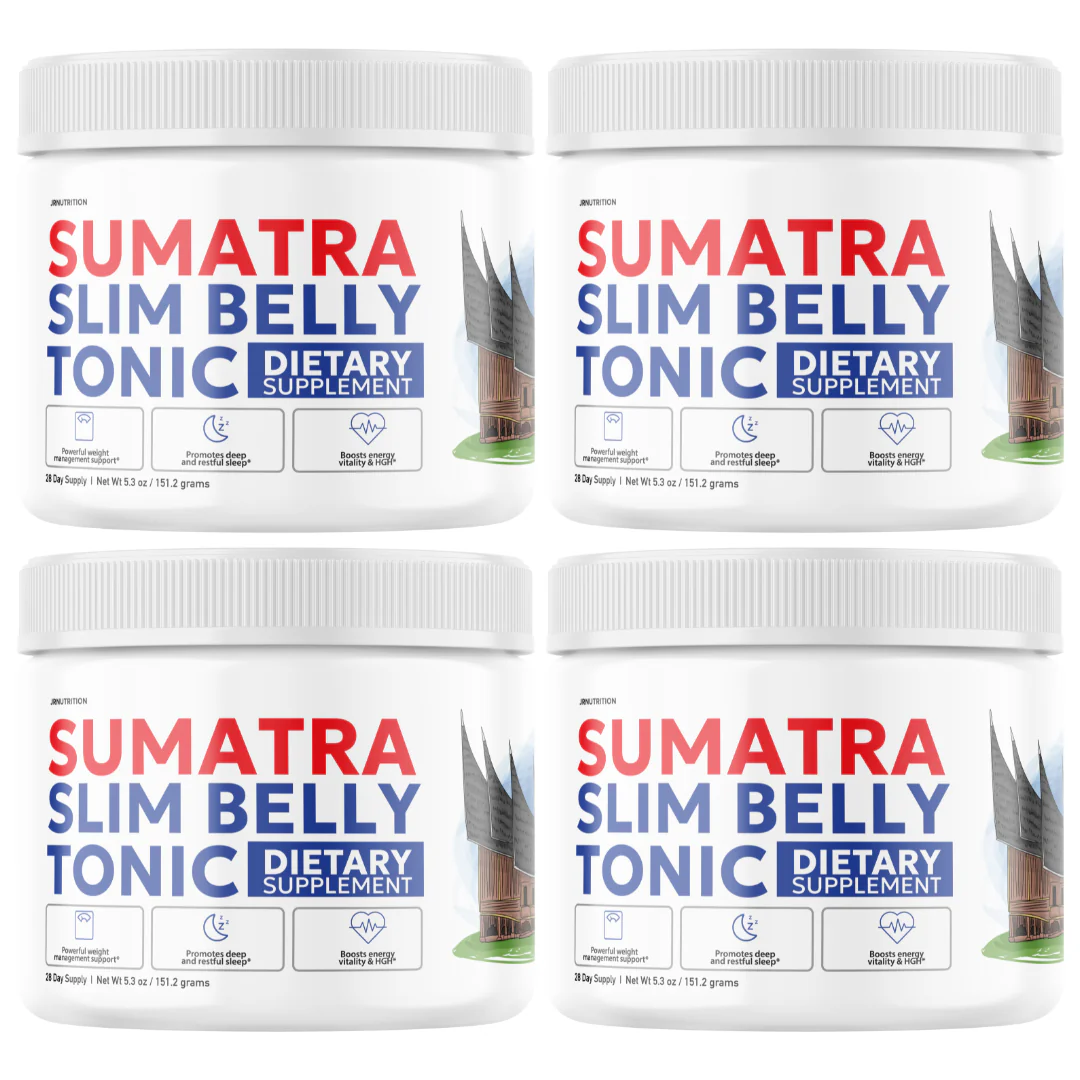 Sumatra Slim Belly Tonic - Dietary Supplement (4 Pack) - Kansas Nuitrition - HNZSDS