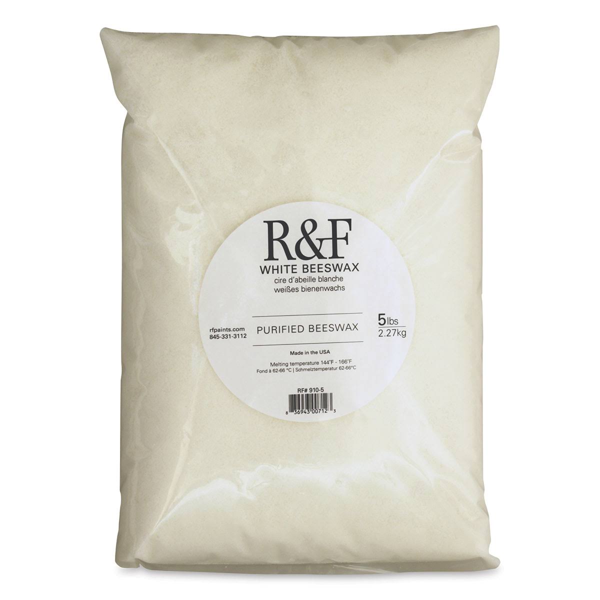 R&f Encaustic Beeswax - White, 5 lb Bag