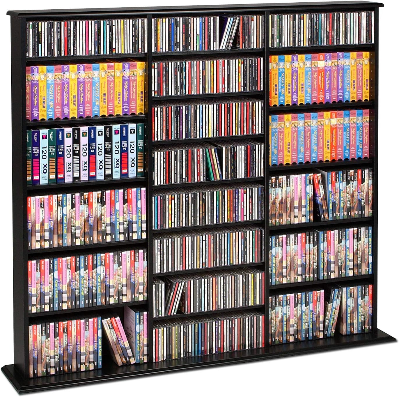 Prepac Triple Width Wall Storage Cabinet, Black